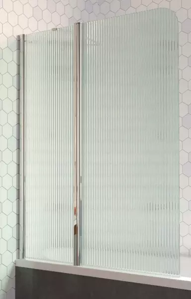 

Шторка на ванну стеклянная «Vegas Glass» E2V Lux ST 115/150 Moru/хром глянцевая левая
