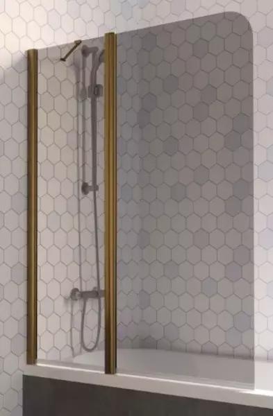 

Шторка на ванну стеклянная «Vegas Glass» E2V Lux ST 115/150 графит/бронза левая