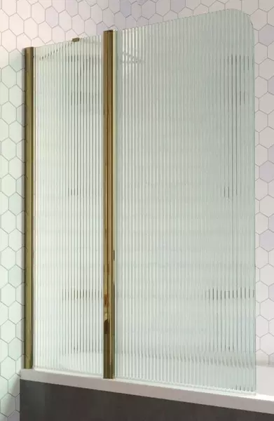 

Шторка на ванну стеклянная «Vegas Glass» E2V Lux ST 125/150 Moru/бронза левая