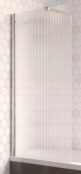 

Шторка на ванну стеклянная «Vegas Glass» EV Lux ST 76/150 Moru/хром глянцевая левая