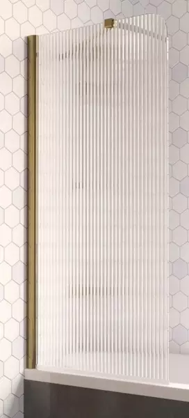 

Шторка на ванну стеклянная «Vegas Glass» EV Lux ST 76/150 Moru/бронза глянцевая левая