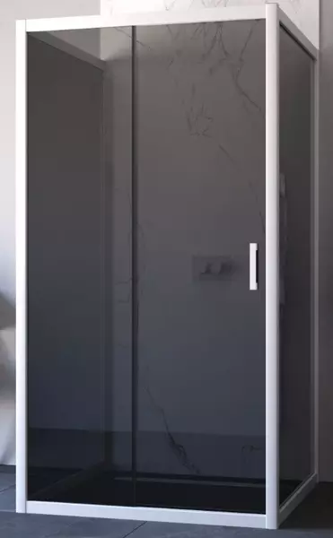 

Душевой угол-ограждение «Vegas Glass» ZP-U Novo 100/90 100/90 графит/белый без поддона универсальный