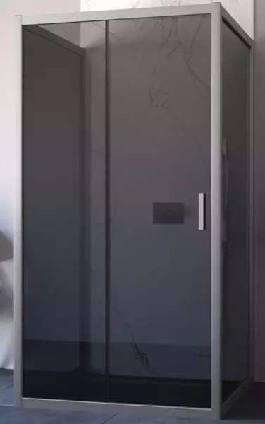 

Душевой угол-ограждение «Vegas Glass» ZP-U Novo 100/90 100/90 графит/хром матовый без поддона универсальный