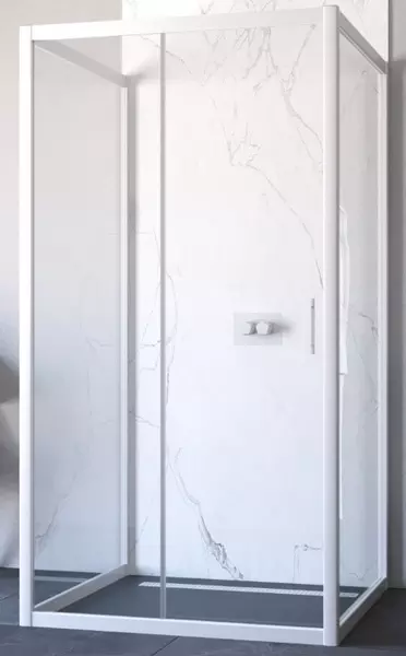 

Душевой угол-ограждение «Vegas Glass» ZP-U Novo 100/100 100/100 прозрачный/белый без поддона универсальный