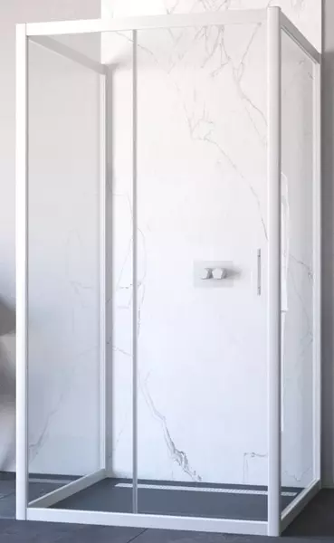 

Душевой угол-ограждение «Vegas Glass» ZP-U Novo 100/100 100/100 Crystal vision/белый без поддона универсальный