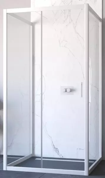

Душевой угол-ограждение «Vegas Glass» ZP-U Novo 120/90 120/90 прозрачный/белый без поддона универсальный