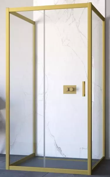 

Душевой угол-ограждение «Vegas Glass» ZP-U Novo 120/90 120/90 прозрачный/золото матовое без поддона универсальный