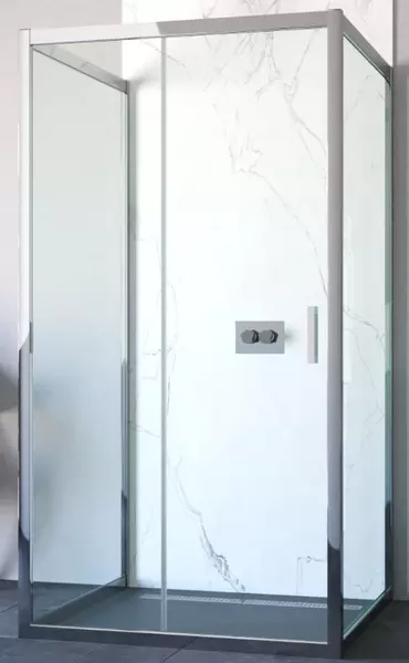 

Душевой угол-ограждение «Vegas Glass» ZP-U TUR Novo h1900 100/90 прозрачный/хром глянцевый без поддона универсальный