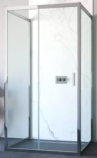 

Душевой угол-ограждение «Vegas Glass» ZP-U TUR Novo h1900 100/100 прозрачный/хром глянцевый без поддона универсальный