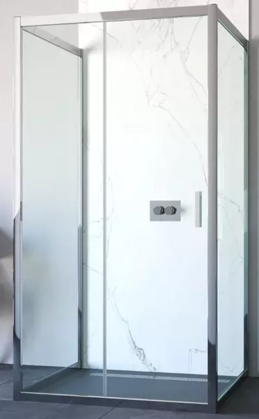

Душевой угол-ограждение «Vegas Glass» ZP-U TUR Novo h1900 120/100 Crystal vision/хром глянцевый без поддона универсальный