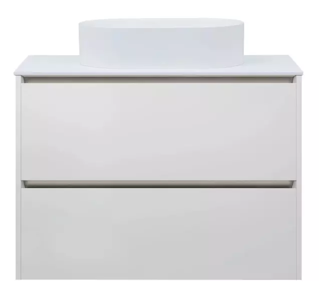 Тумба с раковиной «Allen Brau» Activity 90 подвесная белый матовый/олива браш 307985