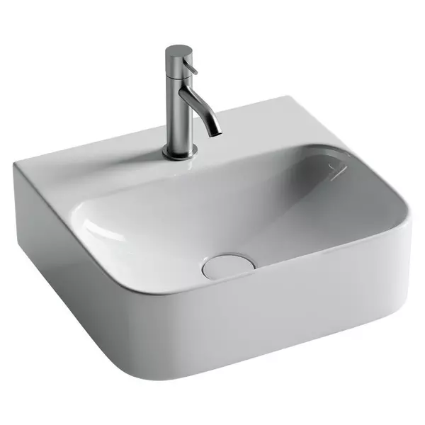 

Раковина «Ceramica Nova» Aura 44/40 CN2005 фарфоровая белая