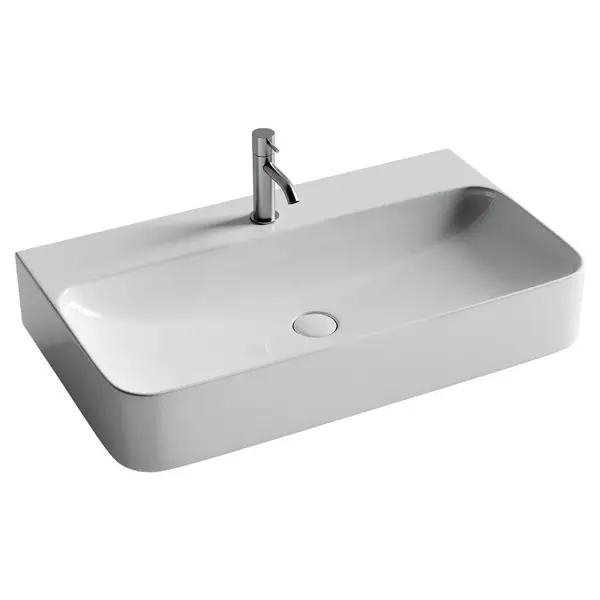

Раковина «Ceramica Nova» Aura 82/48 CN2006 фарфоровая белая