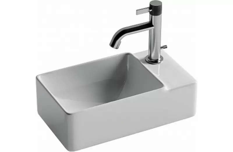 

Раковина «Ceramica Nova» Element 40/22 CN5045 фарфоровая белая левая