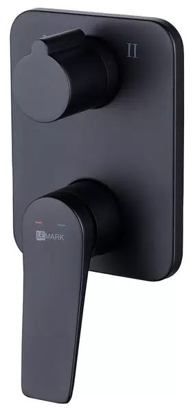 

Смеситель для душа «Lemark» Bronx LM3727BL чёрный матовый