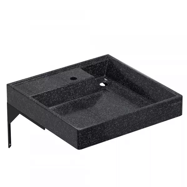 Раковина над стиральной машиной «СанТа» Юпитер 60/60 литьевой мрамор млечный путь