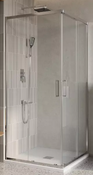 

Душевой угол-ограждение «Belbagno» LUCE-A-2-100-C-Cr 100/100 прозрачный/хром квадратный без поддона