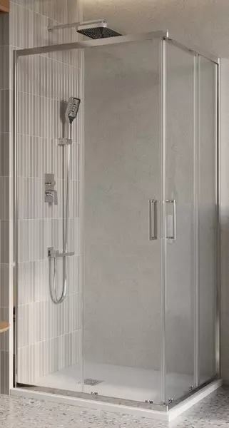 

Душевой угол-ограждение «Belbagno» LUCE-AH-2-100/80-C-Cr 100/80 прозрачный/хром прямоугольный без поддона универсальный