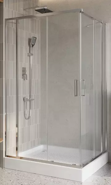 

Душевой угол-ограждение «Belbagno» LUCE-AH-22-145/110-C-Cr 145/110 прозрачный/хром прямоугольный без поддона универсальный