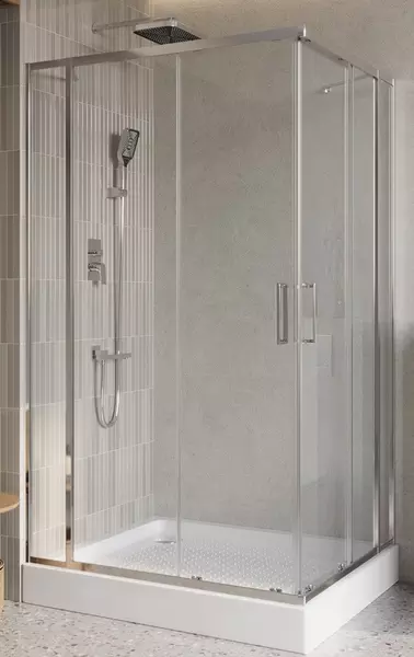 

Душевой угол-ограждение «Belbagno» LUCE-AH-22-145/120-C-Cr 145/120 прозрачный/хром прямоугольный без поддона универсальный