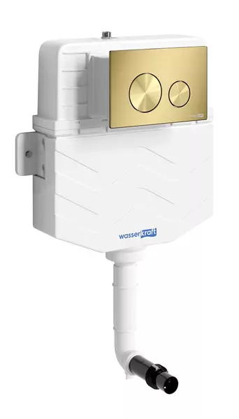 Бачок скрытого монтажа для унитаза WasserKRAFT Aller 10TLT031MEMG02 с клавишей смыва 27170₽