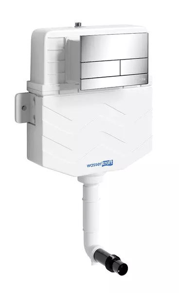 Бачок скрытого монтажа для унитаза WasserKRAFT Aller 10TLT031MECH04 с клавишей смыва 18400₽
