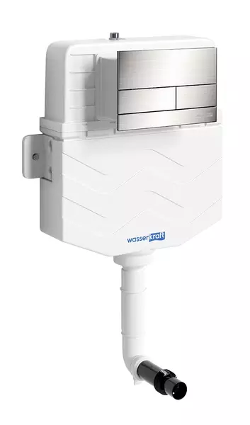 Бачок скрытого монтажа для унитаза WasserKRAFT Aller 10TLT031MEBN04 с клавишей смыва 23730₽