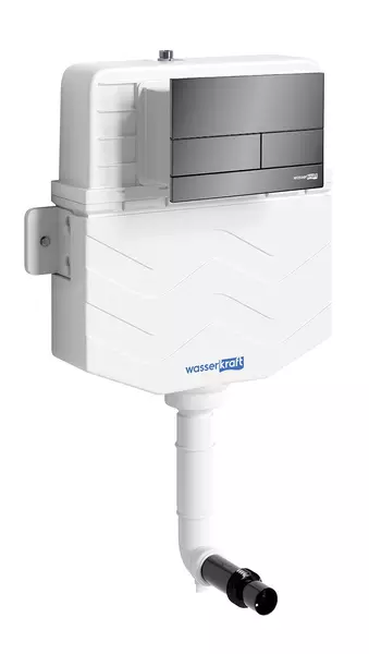 Бачок скрытого монтажа для унитаза WasserKRAFT Aller 10TLT031MEPB04 с клавишей смыва 17800₽