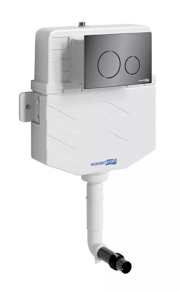 Бачок скрытого монтажа для унитаза WasserKRAFT Aller 10TLT031MEPB02 с клавишей смыва 16140₽
