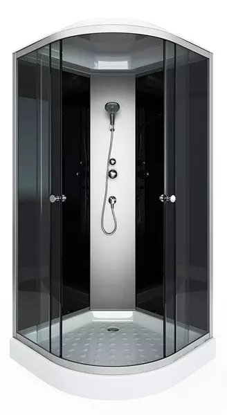 

Душевая кабина «Nautilus» 84708 100/100 низкий поддон тонированная/чёрная