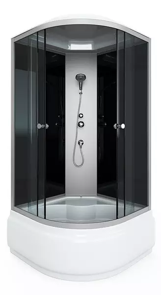 

Душевая кабина «Nautilus» 84709 90/90 высокий поддон тонированная/чёрная