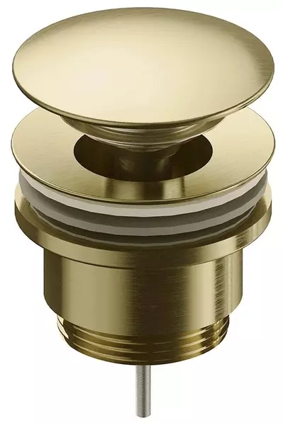 Донный клапан для раковины «AQUAme» AQM7003BG с механизмом Клик-Клак brushed gold