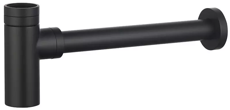 

Сифон для раковины «AQUAme» AQM7010MB чёрный матовый