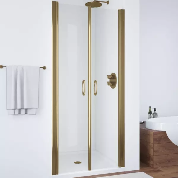 

Душевая дверь «Vegas Glass» E2P 100/189 crystalvision/бронза универсальная