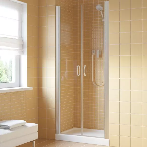 

Душевая дверь «Vegas Glass» E2P Lux 110/199,5 прозрачная/матовый хром универсальная