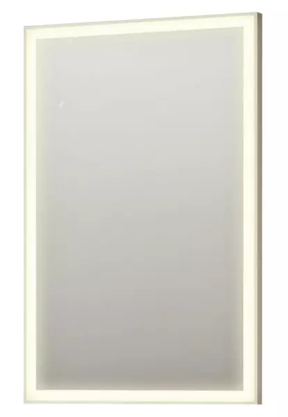 Зеркало «Orka» Cube 65/100 с подсветкой белое матовое