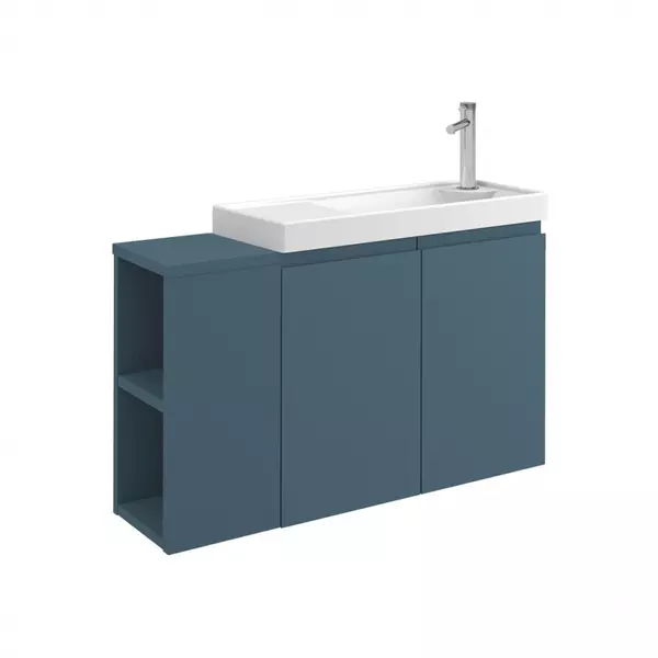 Тумба «Orka» Ferla 20 подвесной синяя матовая