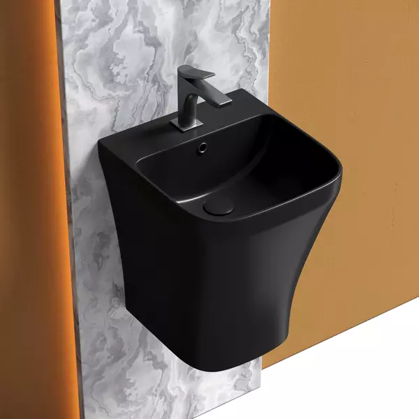 

Раковина «Ceramica Nova» Dion 36/40 CN6067MB фарфоровая черная матовая