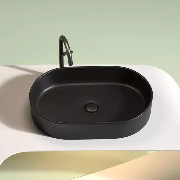 

Раковина «Ceramica Nova» Element 60/38 CN6048MB фарфоровая черная матовая