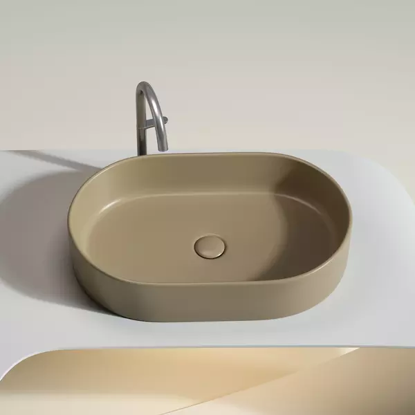 

Раковина «Ceramica Nova» Element 60/38 CN6048MC фарфоровая капучино матовый