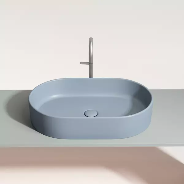 

Раковина «Ceramica Nova» Element 60/38 CN6048MHL фарфоровая серо-голубой матовый
