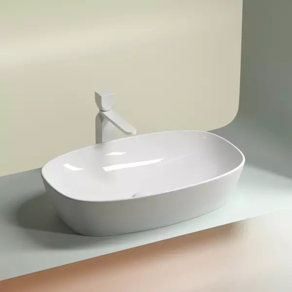 

Раковина «Ceramica Nova» Element 60/38 CN6049 фарфоровая белая