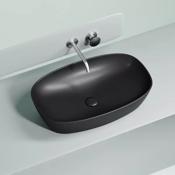 

Раковина «Ceramica Nova» Element 60/38 CN6049MB фарфоровая черный матовый