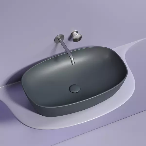 

Раковина «Ceramica Nova» Element 60/38 CN6049MDH фарфоровая темный антрацит матовый