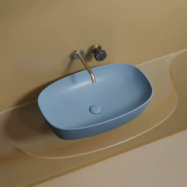 

Раковина «Ceramica Nova» Element 60/38 CN6049ML фарфоровая голубой матовый