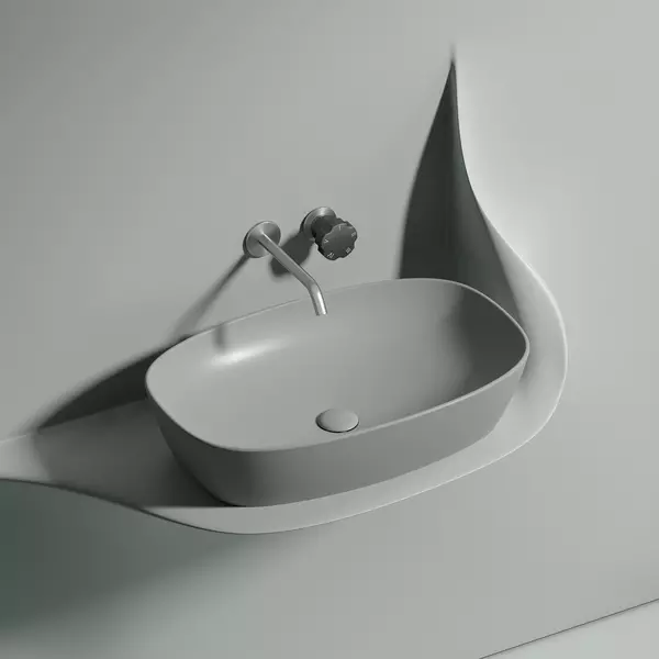 

Раковина «Ceramica Nova» Element 60/38 CN6049MSG фарфоровая серый матовый