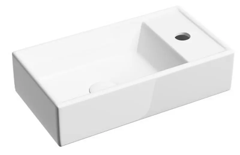 

Раковина «Ceramica Nova» Element 41/22 CN6051L фарфоровая белая левая