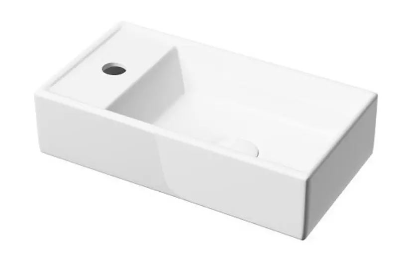

Раковина «Ceramica Nova» Element 41/22 CN6051R фарфоровая белая правая