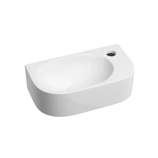 

Раковина «Ceramica Nova» Element 41/22 CN6066L фарфоровая белая левая