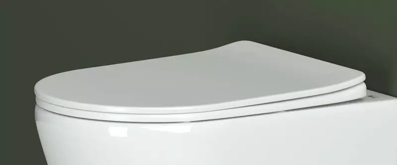 Сиденье для унитаза Ceramica Nova К-1804180518101812 ультратонкое дюропласт с микролифтом белое 5600₽